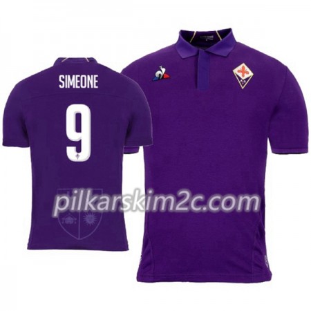 Koszulka ACF Fiorentina Simeone 9 Główna 2018-2019 - Koszulki Piłkarskie
